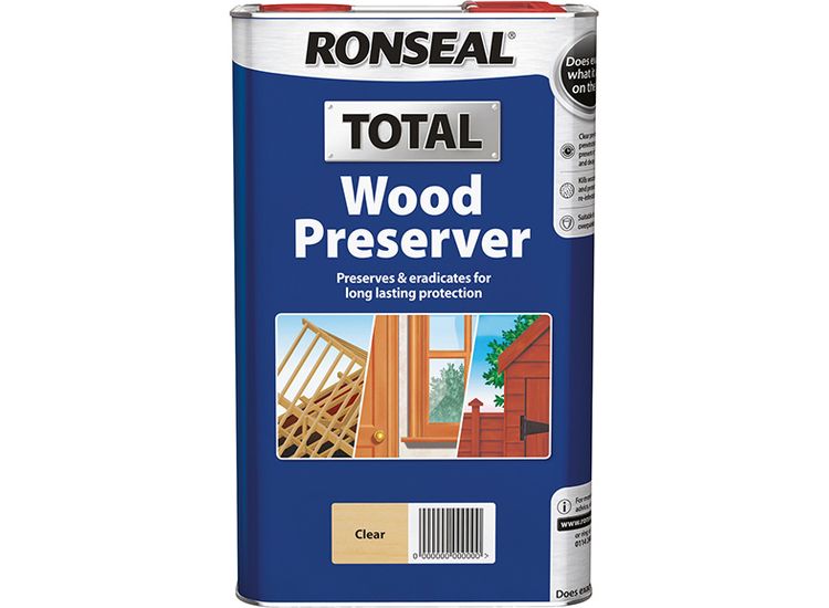 Ronseal Total Wood Preserver Clear 5 litre