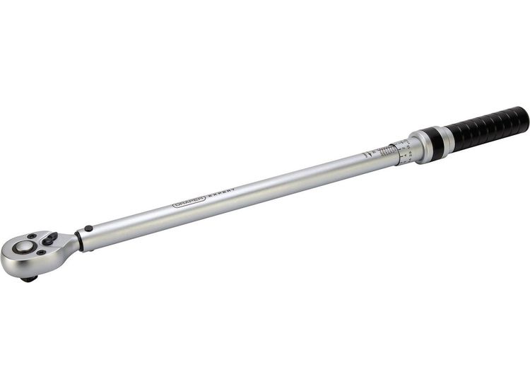 Draper 17766 Draper Expert Ratchet Torque Wrench, 1/2" Sq. Dr., 60-340Nm