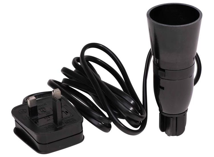 Dencon Bottle B22 Lamp Adaptor with Flex &amp; Plug