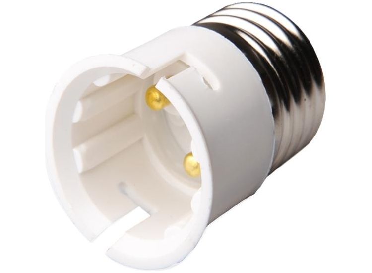 Dencon E27 to B22 Adaptor White