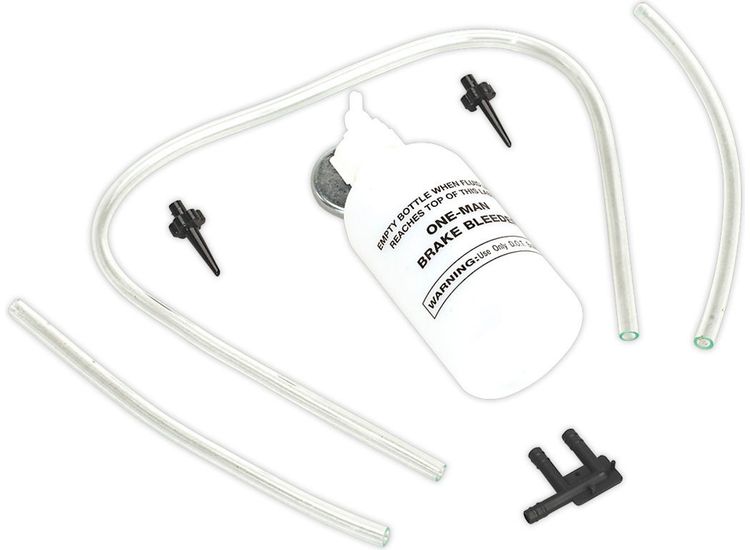 Sealey VS0201 Brake Bleeder Set with Container