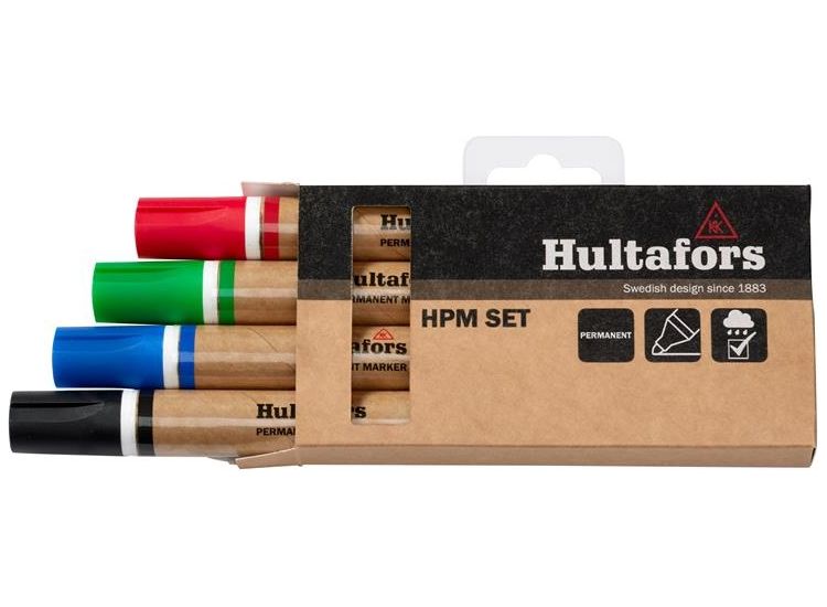Hultafors HPM Permanent Marker Set, 4 Piece