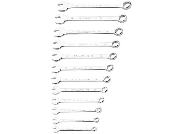 STANLEY® Hand Tools Combination Wrench Set, 12 Piece