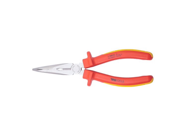 RG TOOLS VDE Bent Nose Pliers 8"
