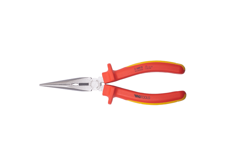 RG TOOLS VDE Long Nose Pliers 8"