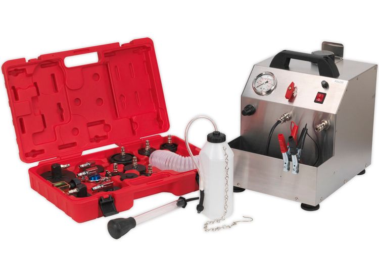 Sealey VS0207 Brake &amp; Clutch Pressure Bleeder Kit 12V