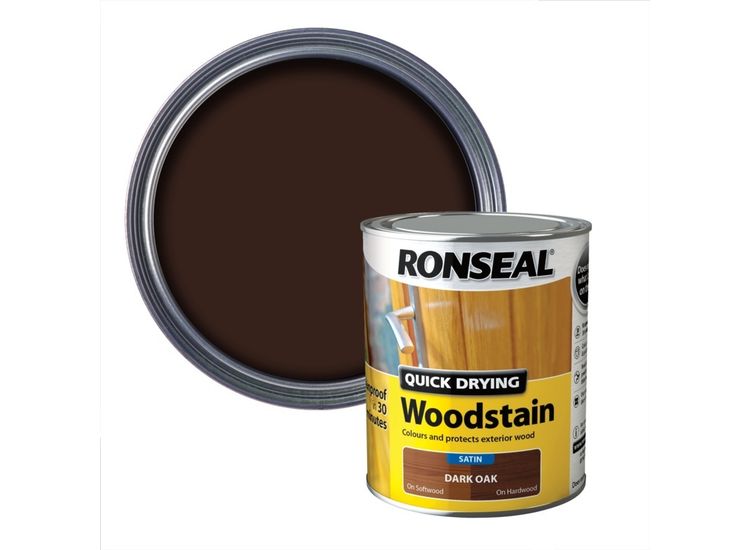 Ronseal Quick Drying Woodstain Satin 750ml
