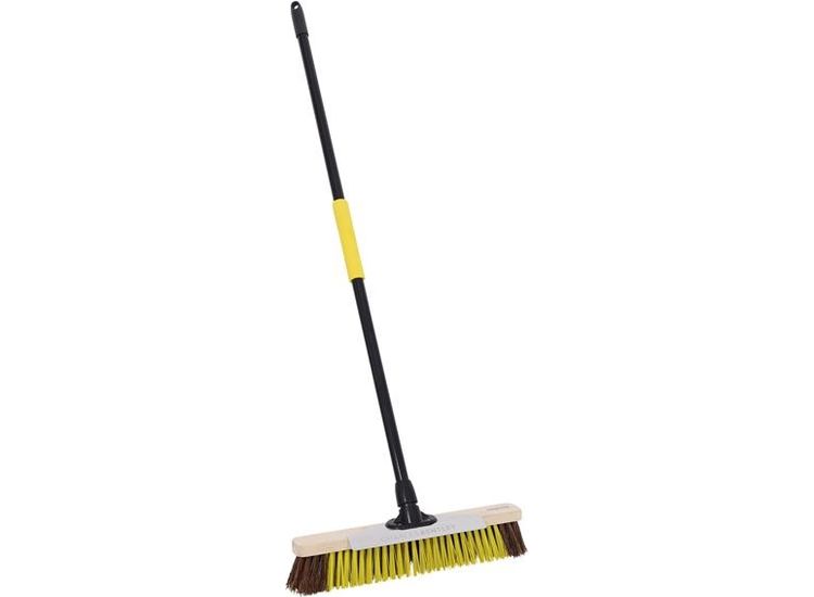 Bulldozer Dual Fill Bass/PET Broom with Metal Scraper 457mm (18in)
