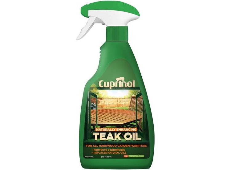Cuprinol Naturally Enhancing Teak Oil Clear Spray 500ml
