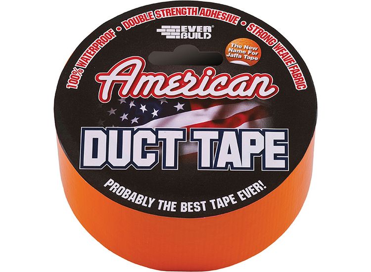 Everbuild Sika American Duct Tape 50mm x 25m Orange