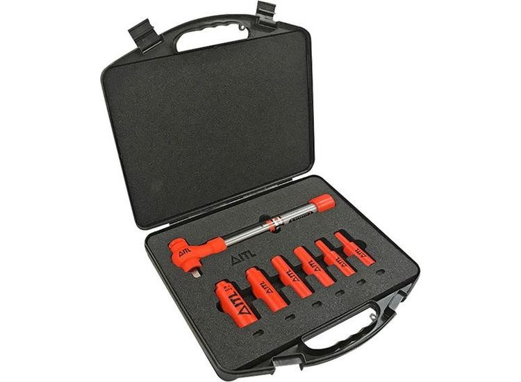 ITL Insulated Insulated 1/2in Drive Imperial Torque Wrench Kit, 7 Piece