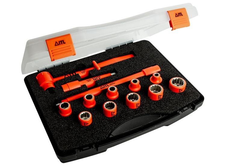 ITL Insulated Insulated 1/2in Drive Socket Set, 13 Piece