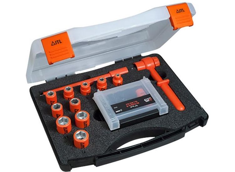 ITL Insulated Insulated 1/4in Drive Socket Set, 24 Piece