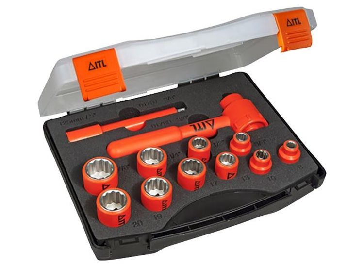 ITL Insulated Insulated 3/8in Drive Socket Set, 12 Piece