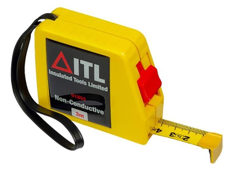 ITL Insulated Insulated Non Conductive Tape Measure 3m (Metric Only)
