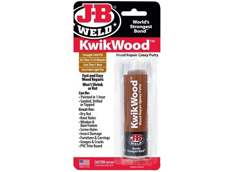 J-B Weld KwikWood™ Epoxy Putty 28g