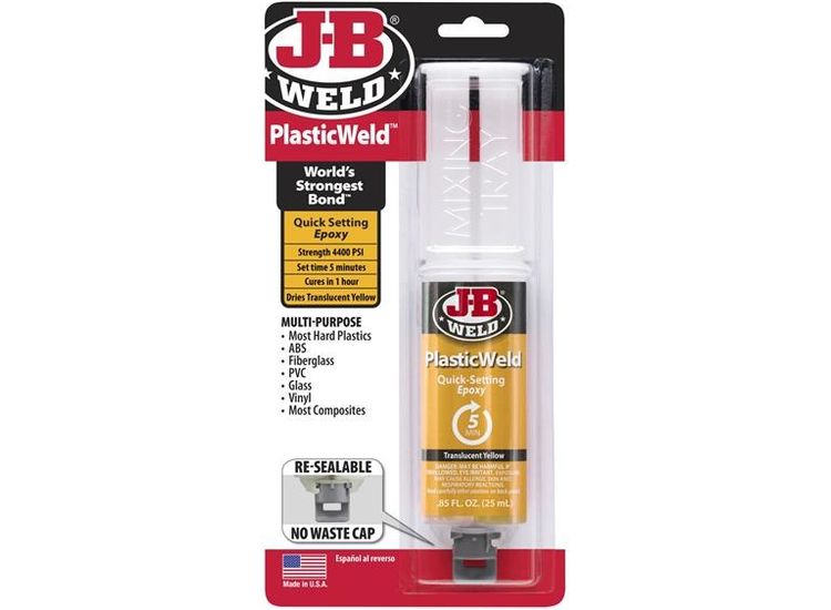 J-B Weld PlasticWeld™ Epoxy Syringe 25ml