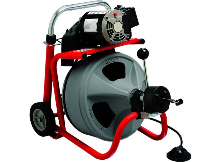 RIDGID K-400 AUTOFEED® Drum Machine with C-32IW (Integral Wound) Solid Core Cable 28098