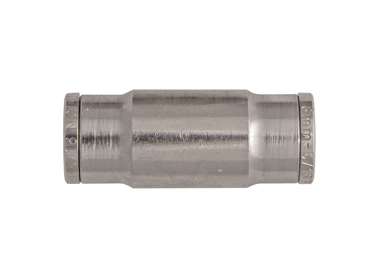 Brass Push-Fit Tube Couplings - Straight, Metric