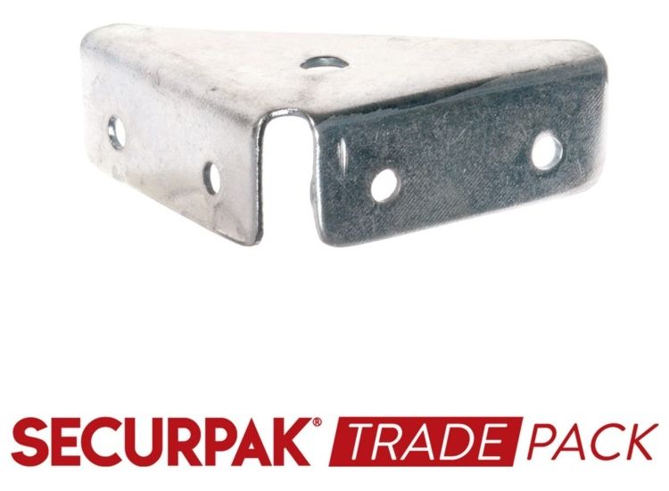 Securpak T10168 Corner Mount. BracketZinc Plated 50mm