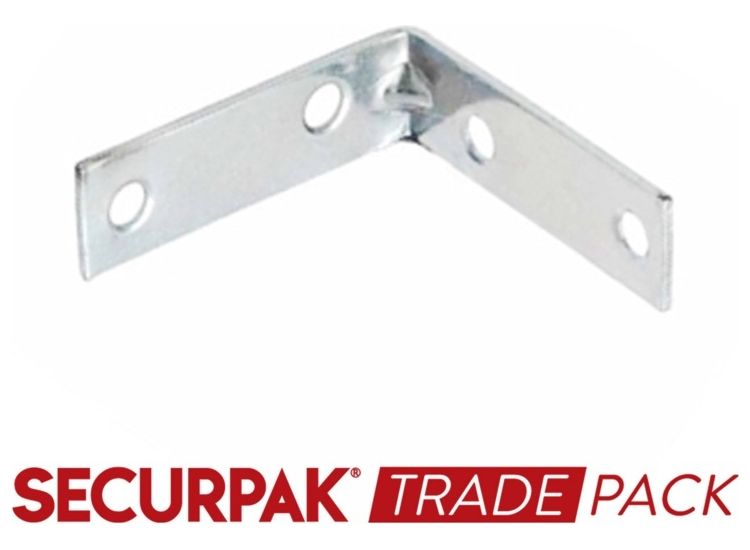 Securpak T10176 Corner Brace Zinc Plated 75mm