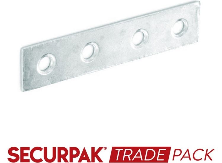 Securpak T10187 Mending Plate Zinc Plated 100mm
