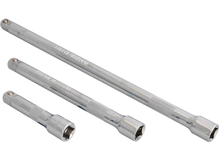 BlueSpot Tools 3/8in Square Drive CV Extension Bar Set 3 Piece