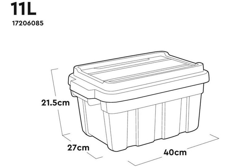 Keter Tuff Tote – Heavy-Duty Portable Storage Box