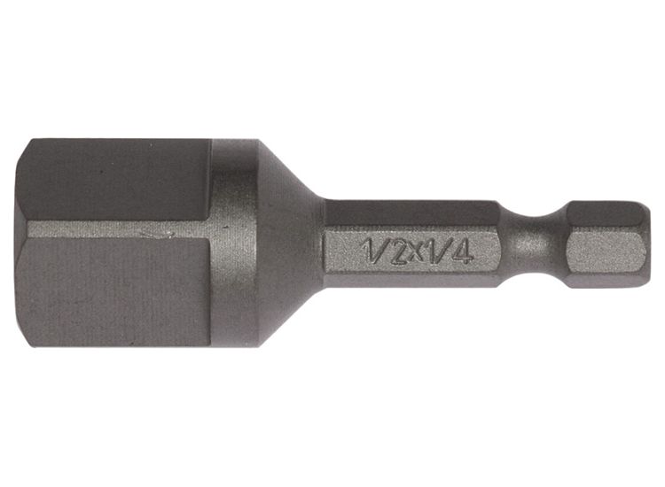 Teng ACCSDA1412 50mm Adaptor 1/4in Hex to 1/2in Square