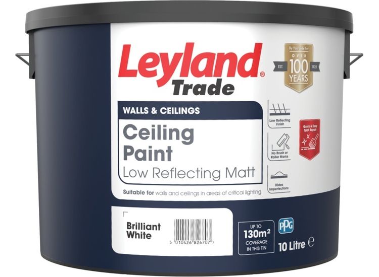 Leyland Trade 482479 Ceiling Paint 10L