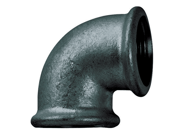 Malleable Iron Pipe Fitting - Female Equal Elbow 90&amp;deg; (90)