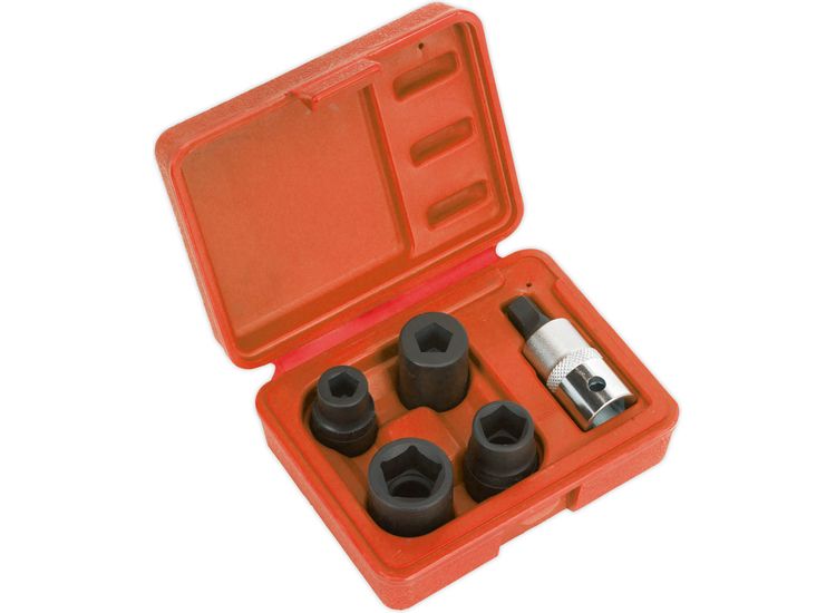 Sealey VS0464 Brake Caliper Socket Set 5pc 1/2"Sq Drive