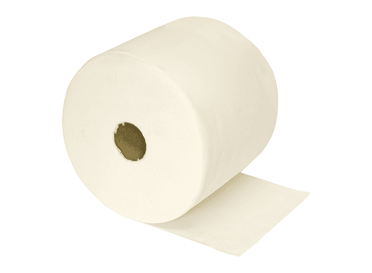 White Paper Wipes - Low-Lint Airlaid