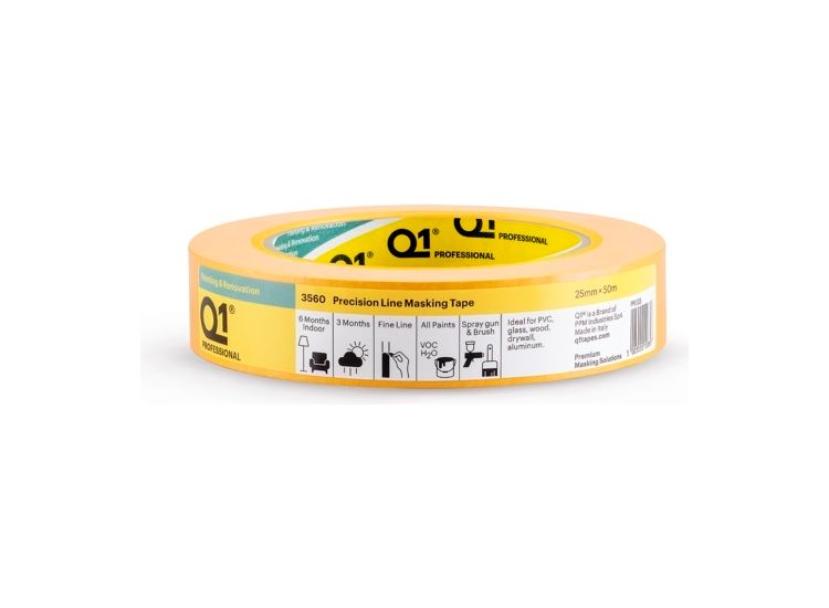 Q11 PPL125-BOX Precision Line Masking Tape 25mmx50m