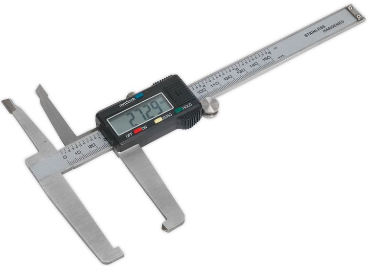 Sealey VS0566 Digital Brake Disc &amp; Drum Caliper 150mm/6"