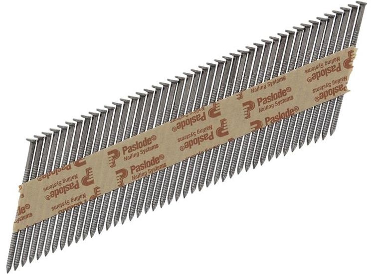 Paslode 350 Nails &amp; Fuel Cell Pack Bright Finish