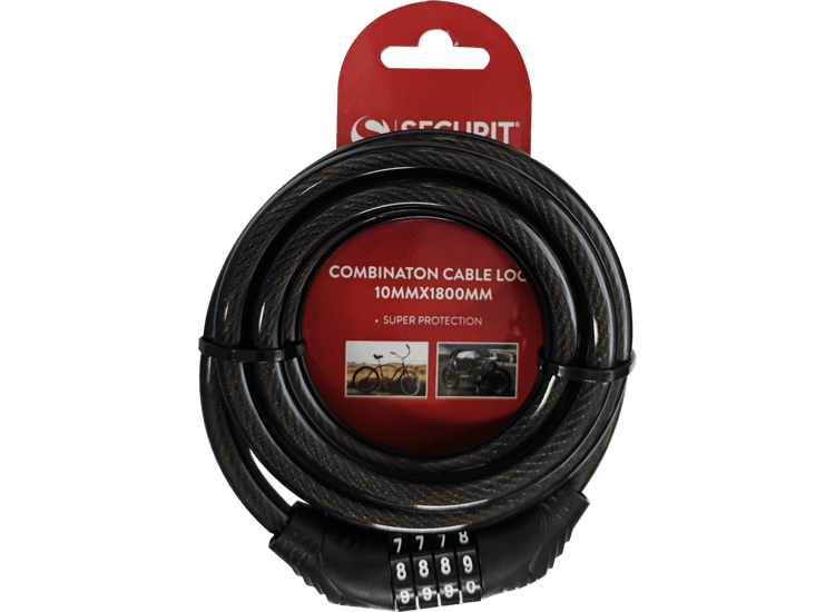 Securit S1236 Combination Cable Lock 1.8mx10mm