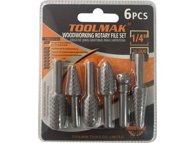 Toolmak TMK20140 File Sw/Working Rotary File Set