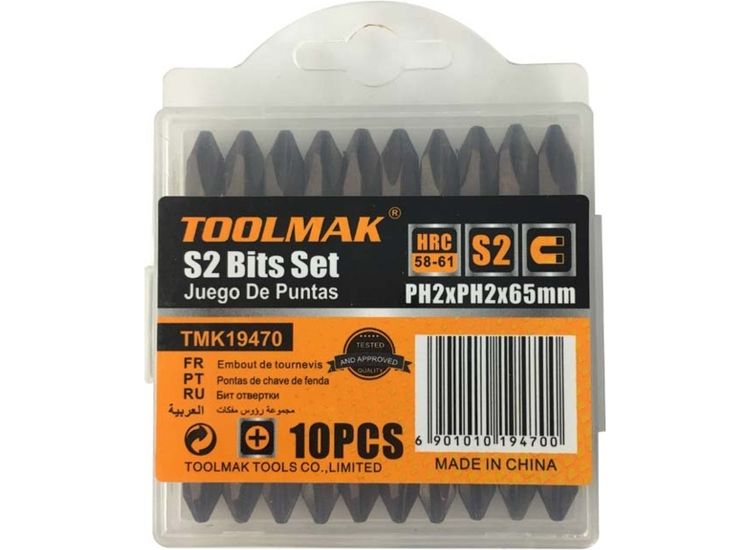 Toolpak TMK19470 Ph2 Bit Set 65mm