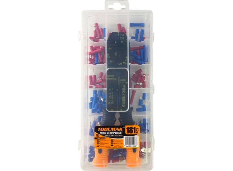Toolpak TMK20086 Wire Stripper &amp; Terminals Set