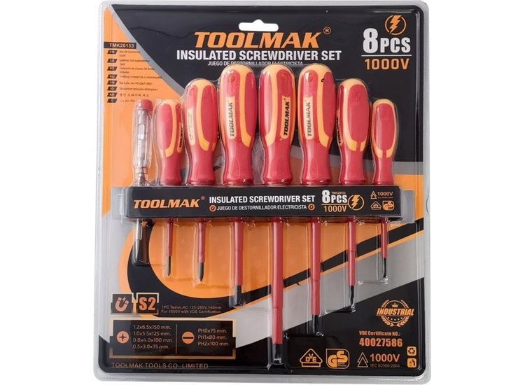 Toolpak TMK20153 Insulated Srewdriver Set