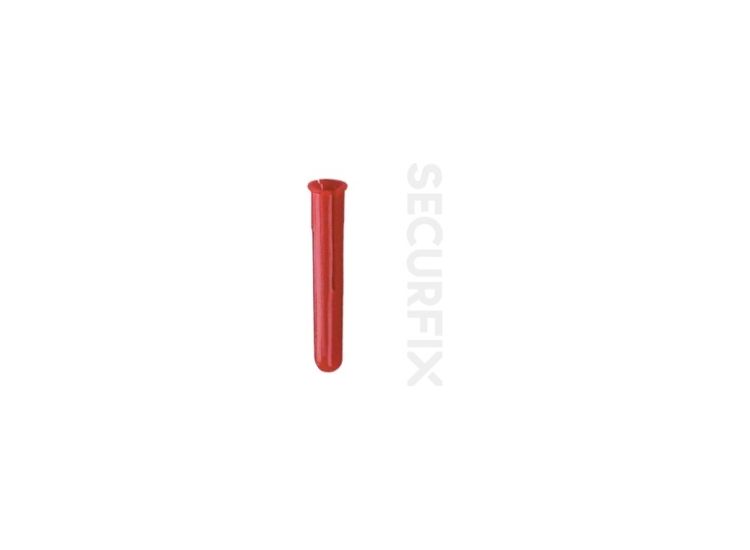 Securfix Standard Wall Plugs Red