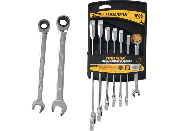 Toolmak TMK19719 Rachet Spanner Set