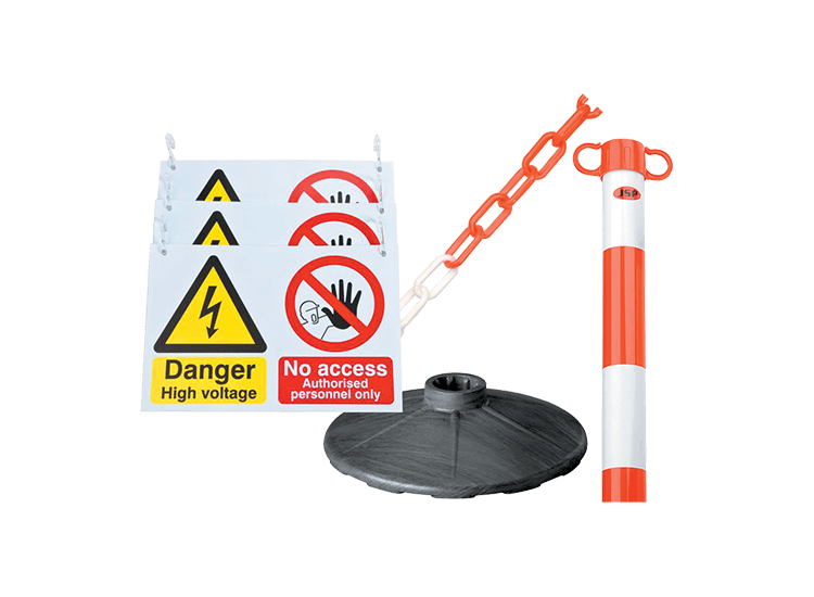 EV Posts &amp; Chains Kit/EV Sign Bundle