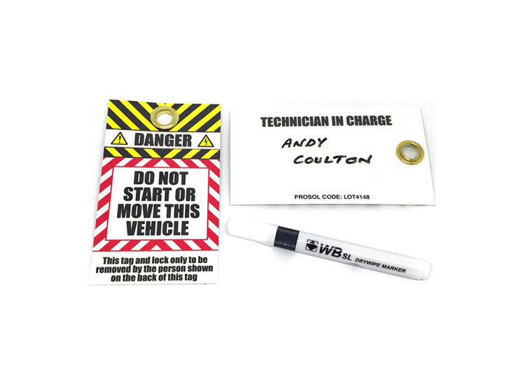 EV Reusable Padlock Lockout Tags