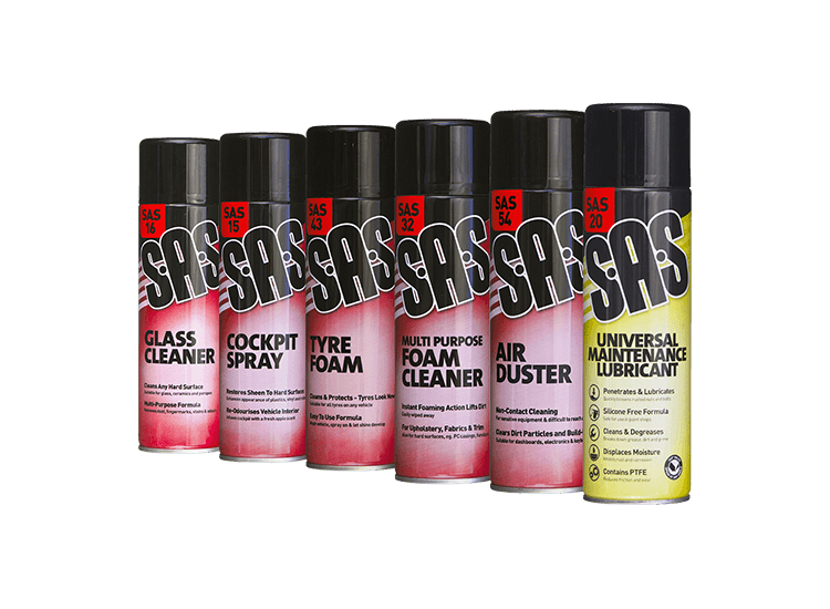 S·A·S Assorted Pack - Valeting Aerosols 500ml