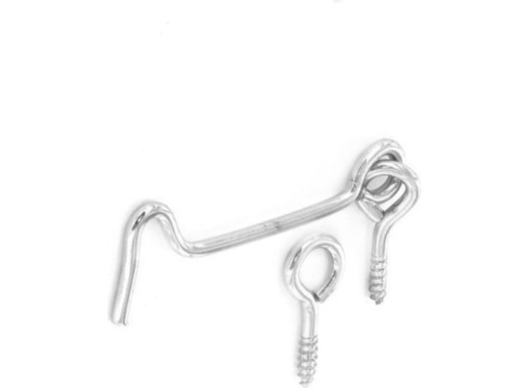 Securpak SP10104 Gate Hook &amp; Eye Zp 50mm