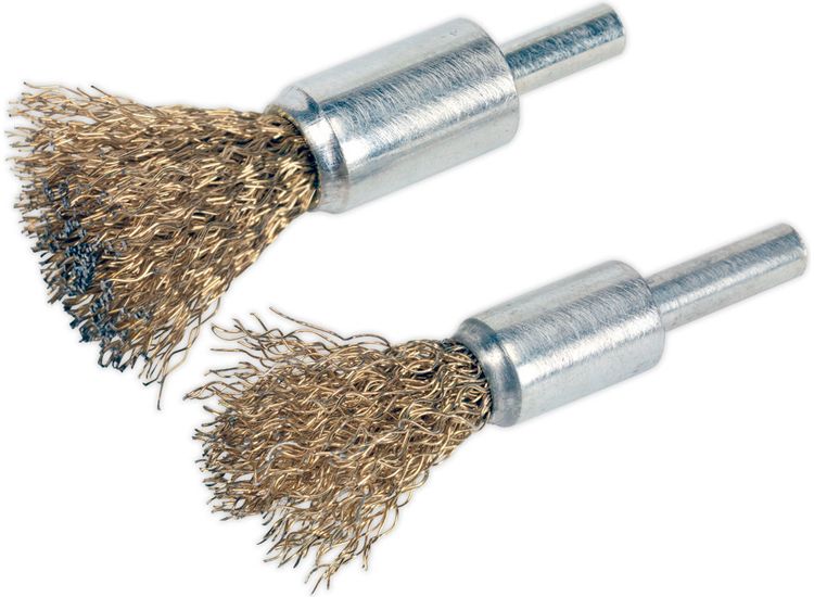 Sealey VS1801 Decarbonising Brush Set 2pc