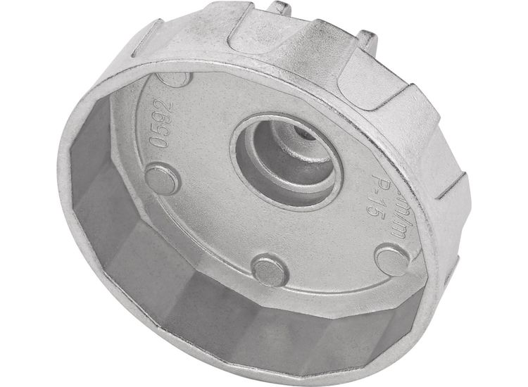 Draper 27137 Oil Filter Wrench, 3/8" Sq. Dr., 92mm/15 Flutes