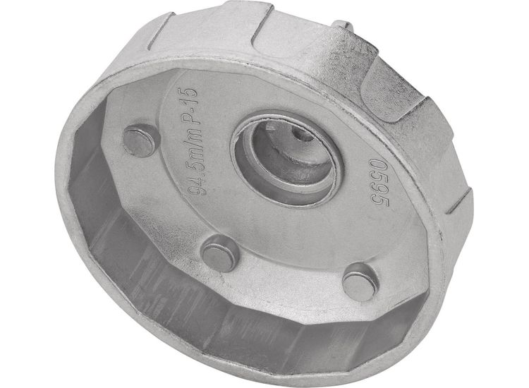 Draper 27138 Oil Filter Wrench, 3/8" Sq. Dr., 94.5mm/15 Flutes